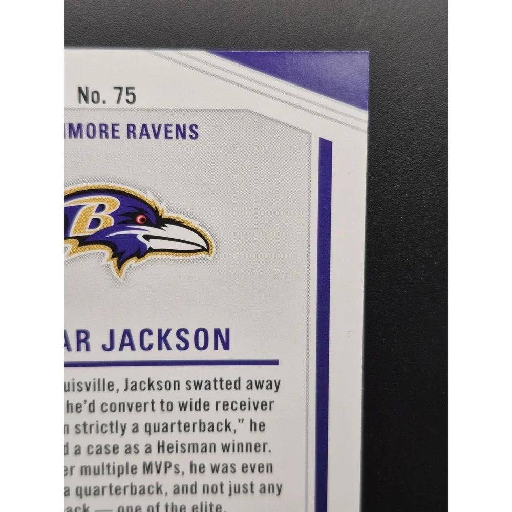 2024 Panini Donruss Elite Lamar Jackson #75 Aspirations Red Shimmer /875 Ravens